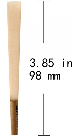 UBUNG 50 stück 98 Größe Konisch Papiere Hülsen mit Tips Länge 3,85 Zoll 98 mm Enthält 1 Einfülltrichter und 1 Verpackungsstab und 1 Joint hüllen - B096K4TYXRO