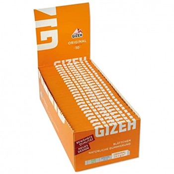 Zigarettenpapier Gizeh Gelb 50 Heftchen à 50 Blättchen - B072SW54JWK