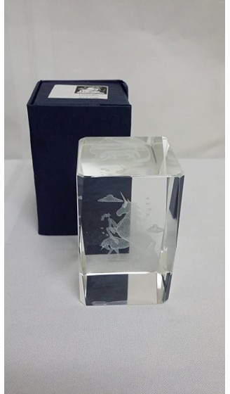 AIE 3D-Lasergravierte Kristalldekoration für Zuhause Einhorn AAA1502 7,6 cm hoch - B01K80DG1QF