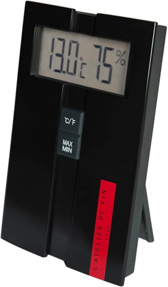 L'Atelier du Vin 095225-4 Digitales Hygro- Thermometer - B001TIBFM4T